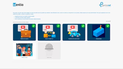 Imagen de la portada plataforma Identia, que aglutina diversas pruebas competenciales para la captación de talento.